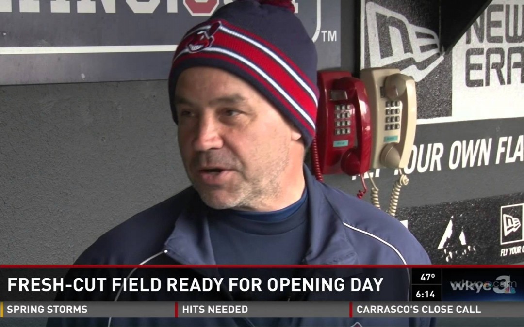 Grounds Crew Preps Field For Opening Day