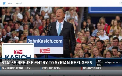 Governors Say No to Syrian Refugees