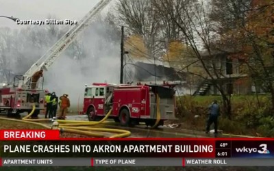 Private Plane Crashes Into Akron Apartment Building